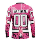 NFL San Francisco 49ers Crewneck Sweatshirt I Pink I Can In October We Wear Pink Breast Cancer Gift For Football Fans