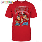 San Francisco 49ers Flintstones Football T Shirt