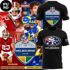 San Francisco 49ers NFL 2026 Melbourne Game Hoodie T-Shirt