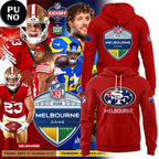 San Francisco 49ers NFL 2026 Melbourne Game Hoodie T-Shirt
