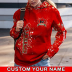 Custom NFL San Francisco 49ers Hoodie Leggings Rock Paper Scissors Throat Punch I Win Hoodie