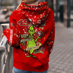 Custom NFL San Francisco 49ers Hoodie Leggings The Grinch Hoodie Rock Paper Scissors Throat Punch I Win
