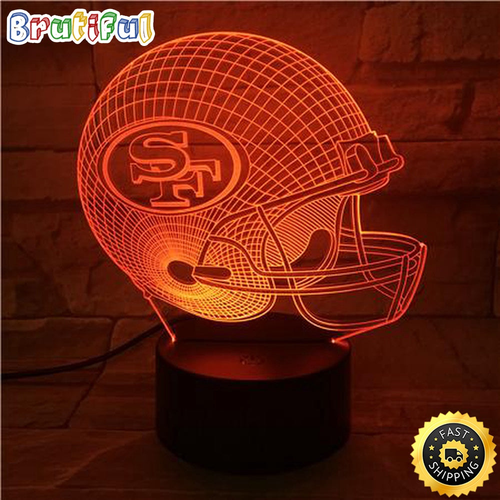 San Francisco 49ers Night Light Sports 3D Illusion LED Lamp