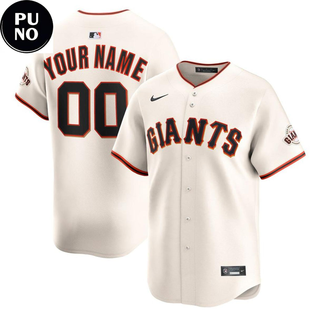 San Francisco Giants 2026 Home Stadium Cream Personalized Baseball Jersey