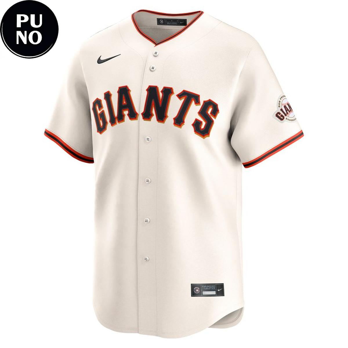 San Francisco Giants 2026 Home Stadium Cream Personalized Baseball Jersey