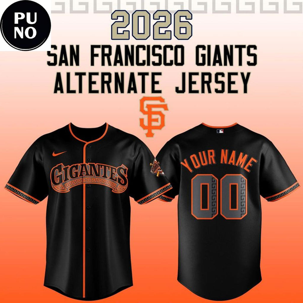 San Francisco Giants Alternate Jersey 2026 Personalized Baseball Jersey