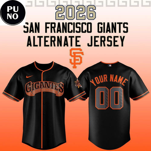 San Francisco Giants Alternate Jersey 2026 Personalized Baseball Jersey