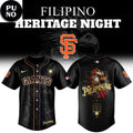 San Francisco Giants Filipino Heritage Night 2026 Baseball Jersey