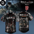San Francisco Giants x Attack on Titan 2026 Baseball Jersey