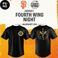 San Francisco Giants x Fourth Wing Night 2026 Baseball Jersey