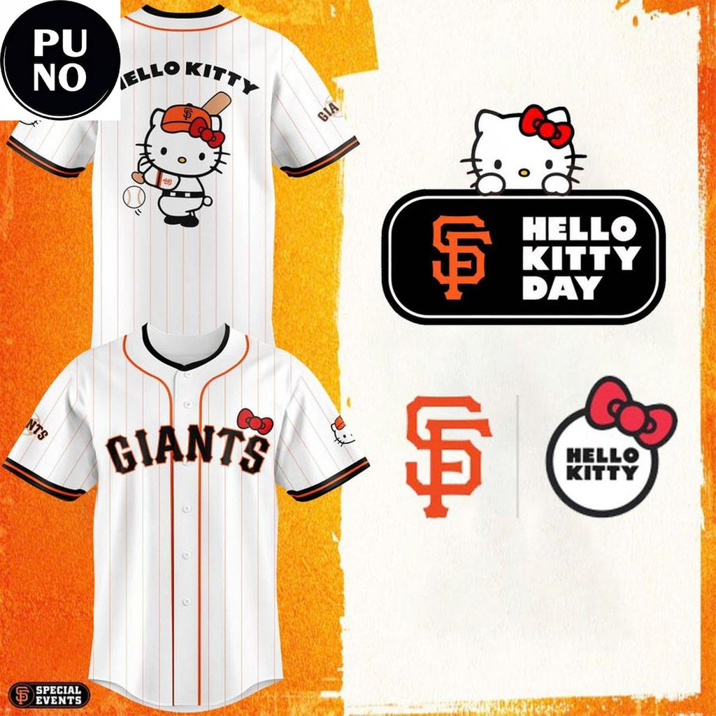 San Francisco Giants x Hello Kitty Day 2026 Baseball Jersey