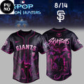 San Francisco Giants x K-Pop Demon Hunters Night 2026 Saja Boys Baseball Jersey