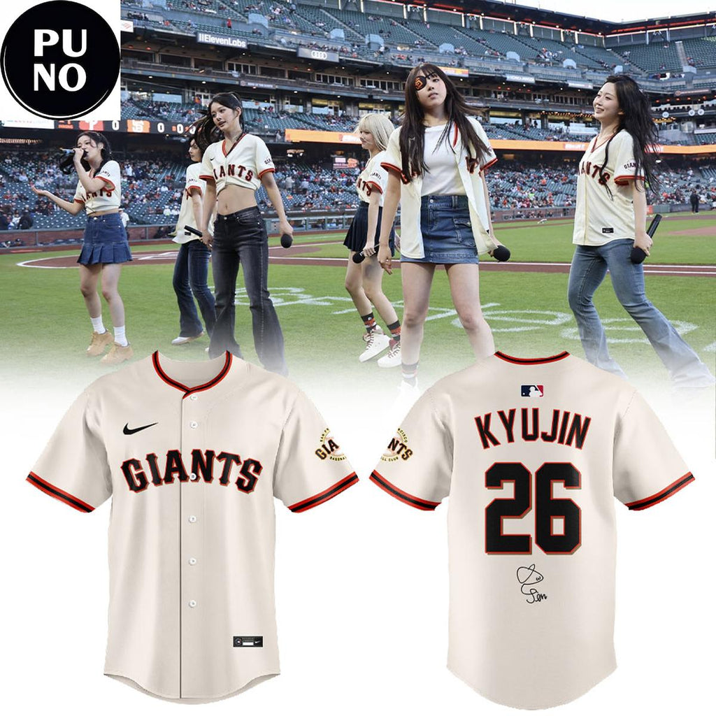San Francisco Giants x NMIXX At Oracle Park 2026 Baseball Jersey