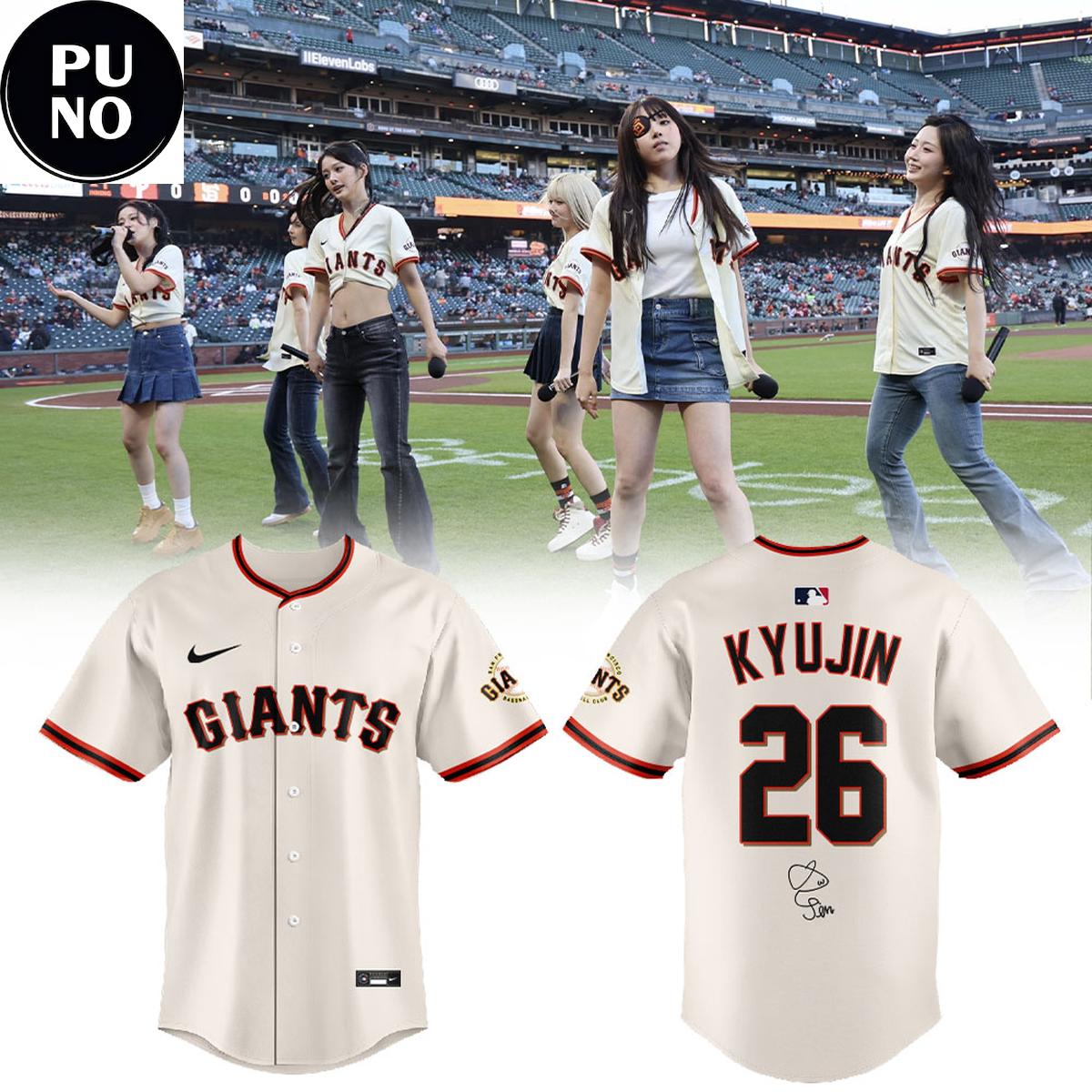 San Francisco Giants x NMIXX At Oracle Park 2026 Baseball Jersey
