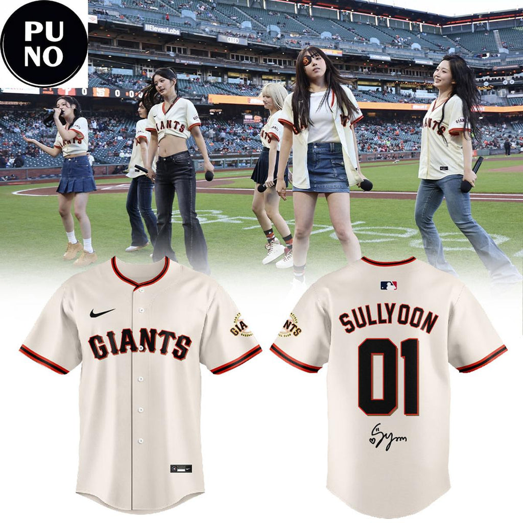 San Francisco Giants x NMIXX At Oracle Park 2026 Baseball Jersey