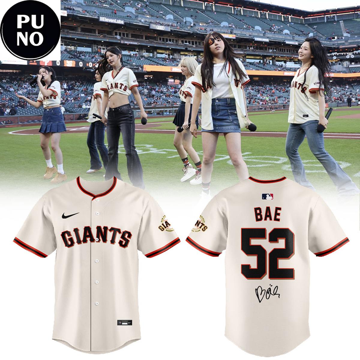 San Francisco Giants x NMIXX At Oracle Park 2026 Baseball Jersey