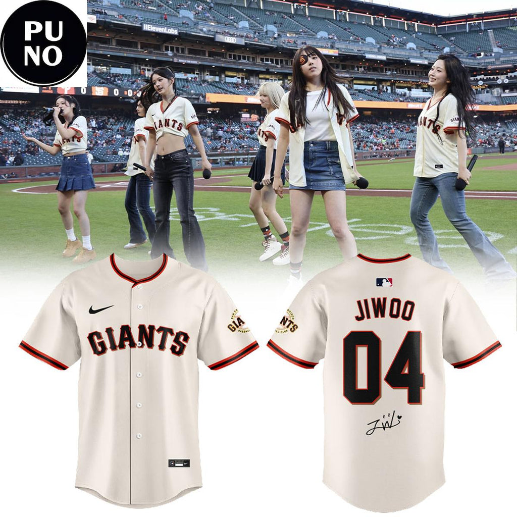 San Francisco Giants x NMIXX At Oracle Park 2026 Baseball Jersey