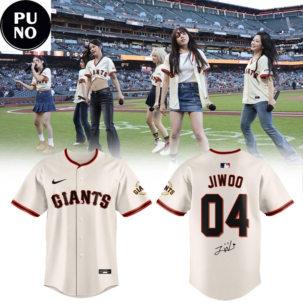 San Francisco Giants x NMIXX At Oracle Park 2026 Baseball Jersey