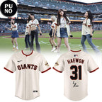 San Francisco Giants x NMIXX At Oracle Park 2026 Baseball Jersey