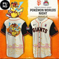 San Francisco Giants x Pokemon Worlds Night 2026 Worlds Pikachu Baseball Jersey