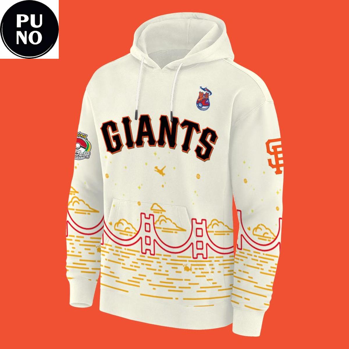 San Francisco Giants x Pokemon Worlds Night 2026 Worlds Pikachu Hoodie T-Shirt