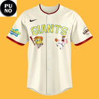 San Francisco Giants x SpongeBob Squarepants Night 2026 Peronalized Baseball Jersey