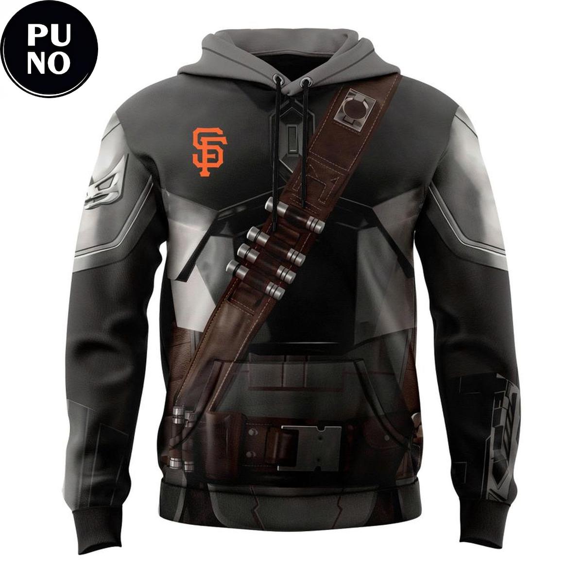 San Francisco Giants x Star Wars Night 2026 The Mandalorian Hoodie T-Shirt
