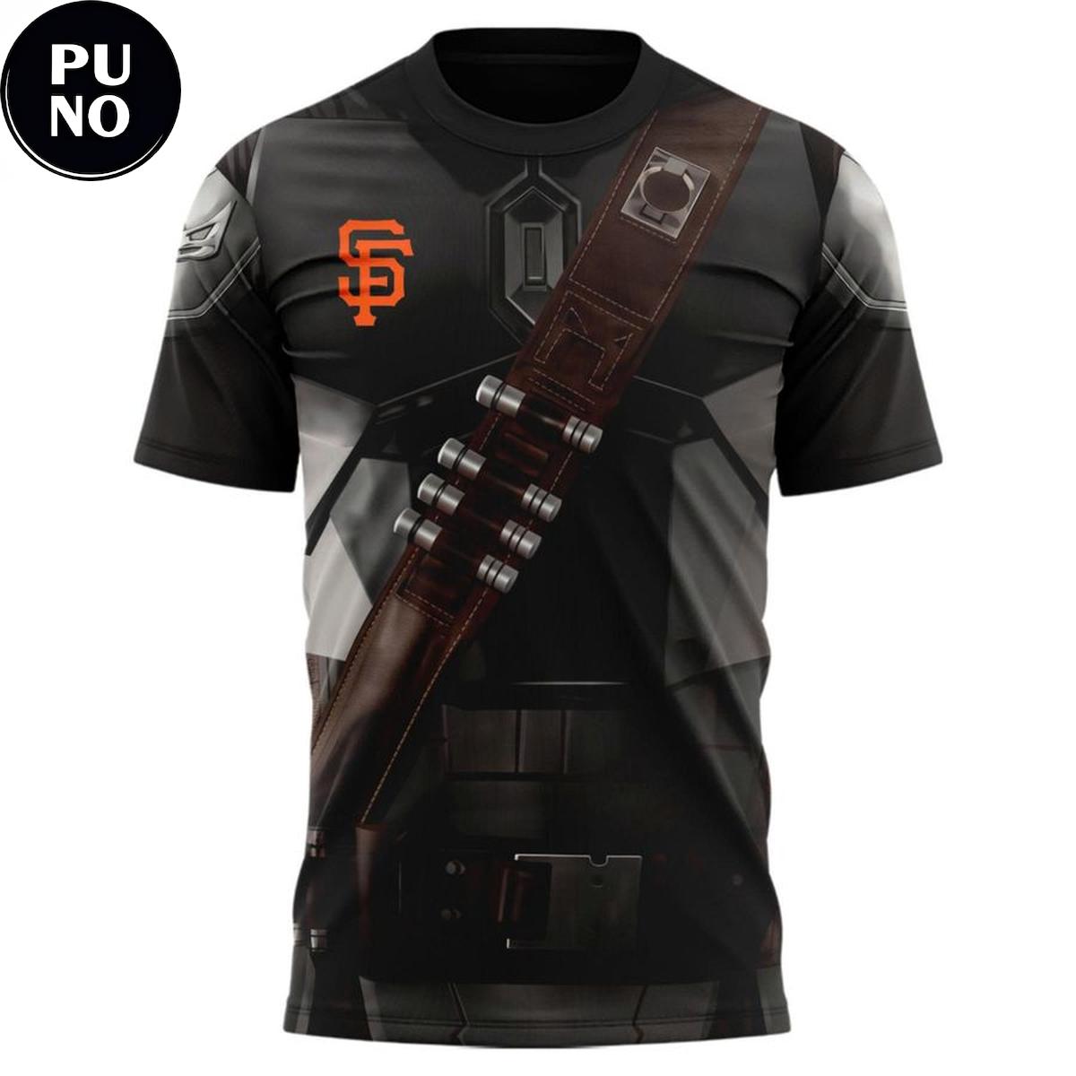 San Francisco Giants x Star Wars Night 2026 The Mandalorian Hoodie T-Shirt