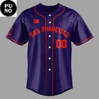 San Francisco WPBL 2026 Firebells Personalized Baseball Jersey