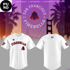 San Francisco WPBL 2026 Firebells Personalized Baseball Jersey