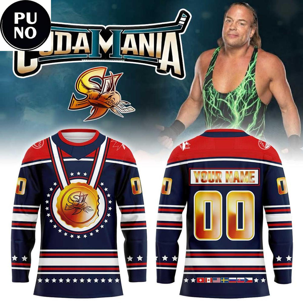 San Jose Barracuda For Cudalympics on Saturday 2026 Personalized Hockey Jersey