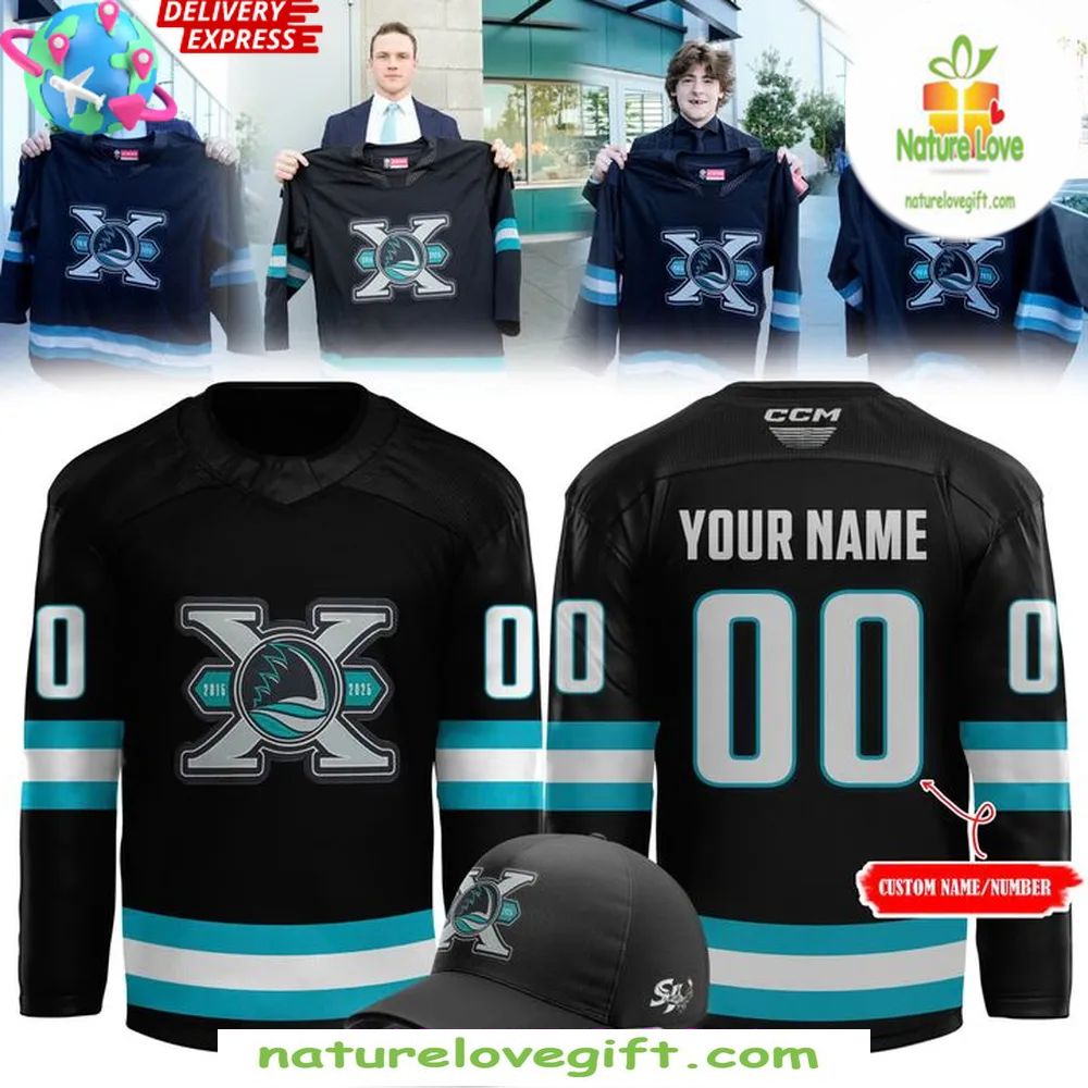 San Jose Barracuda 2026 Hockey Jersey Fan Keepsake