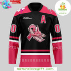 San Jose Barracuda Pink in the Rink Hockey Jersey Special Edition