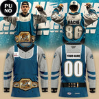 San Jose Barracuda x CudaMania II 2026 Personalized Hockey Jersey