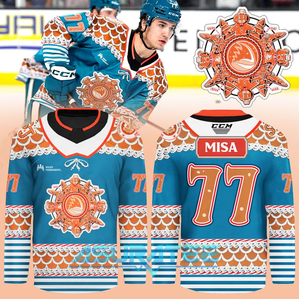 San Jose Barracuda x Teddy Bear Toss 2025 Hockey Jersey
