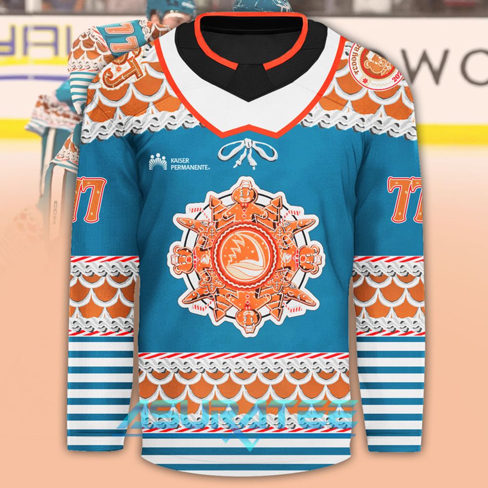 San Jose Barracuda x Teddy Bear Toss 2025 Hockey Jersey