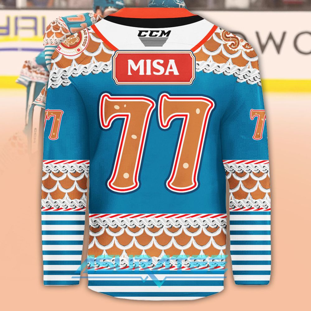 San Jose Barracuda x Teddy Bear Toss 2025 Hockey Jersey