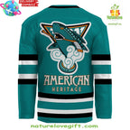 San Jose Sharks Hockey Jersey American Heritage Limited Edition