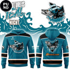 San Jose Sharks Barracuda The Future is Teal Night 2026 Hoodie T-Shirt