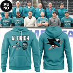San Jose Sharks Coach Mike Aldrich 2026 Hoodie Shirt