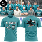 San Jose Sharks Coach Mike Aldrich 2026 Hoodie Shirt