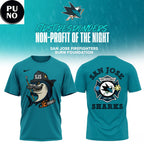 San Jose Sharks First Responders Night 2026 Firefighters Tribute Hoodie T-Shirt