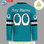 San Jose Sharks Grateful Dead 2026 Blue Hockey Jersey