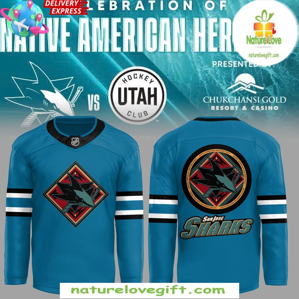 San Jose Sharks Native Heritage Night Hockey Jersey
