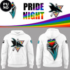 San Jose Sharks Pride Celebration 2026 By Tattoo Artist Jazz Fuller Hoodie T-Shirt