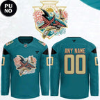 San Jose Sharks Vietnamese Heritage Celebration 2026 Personalized Hockey Jersey