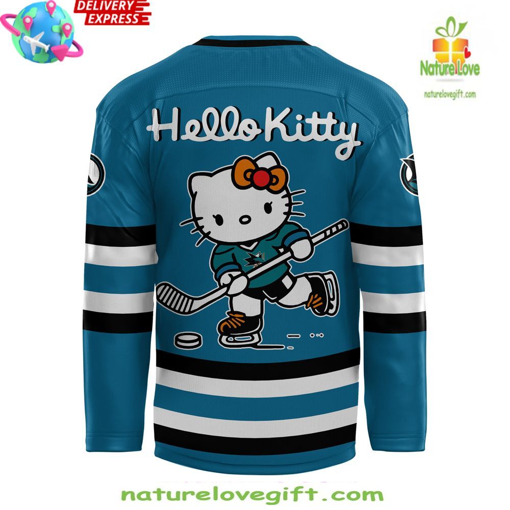 San Jose Sharks Hello Kitty Hockey Jersey Special Edition