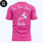 San Jose Sharks x Barbie Game Day All Pink 2026 Hoodie T-Shirt