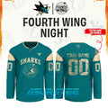 San Jose Sharks x Fourth Wing Night 2026 Hockey Jersey