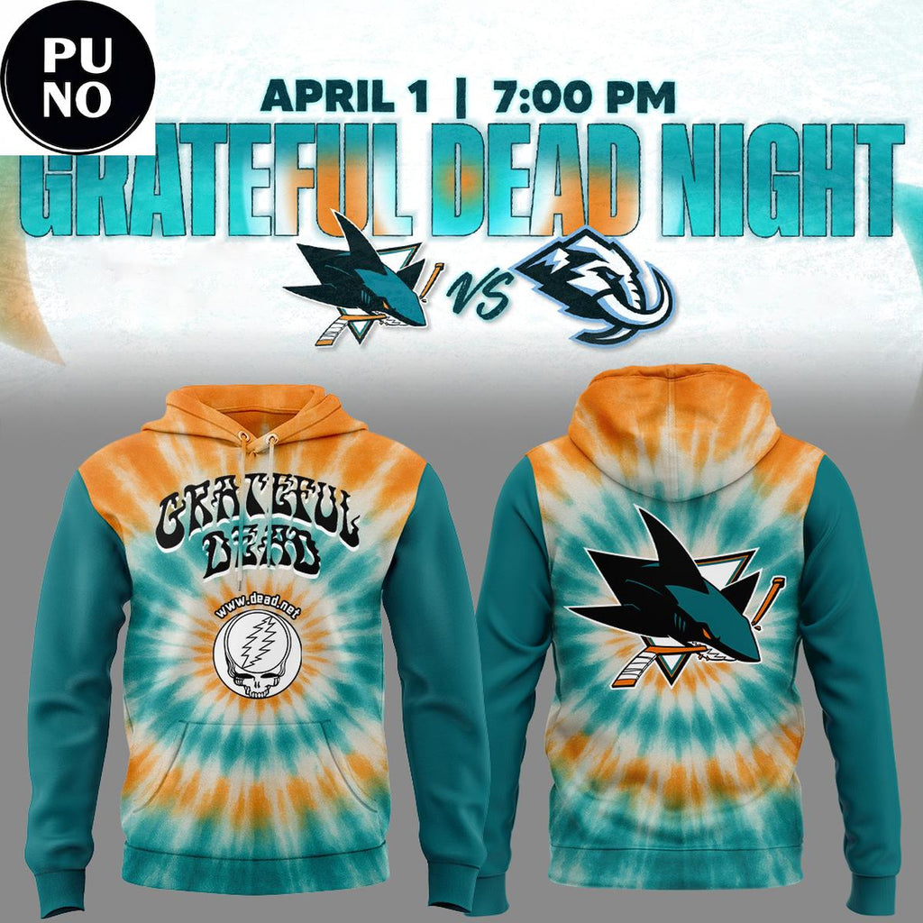 San Jose Sharks x Grateful Dead Night 2026 For Fans Hoodie Shirt